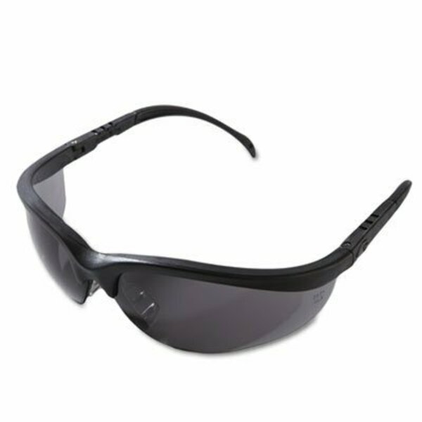 Ors Nasco MCR Safety, Klondike Safety Glasses, Matte Black Frame, Gray Lens KD112
